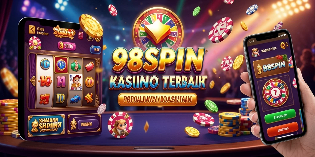 Screenshot gameplay 98SPIN menampilkan putaran slot Kasino yang mendebarkan.