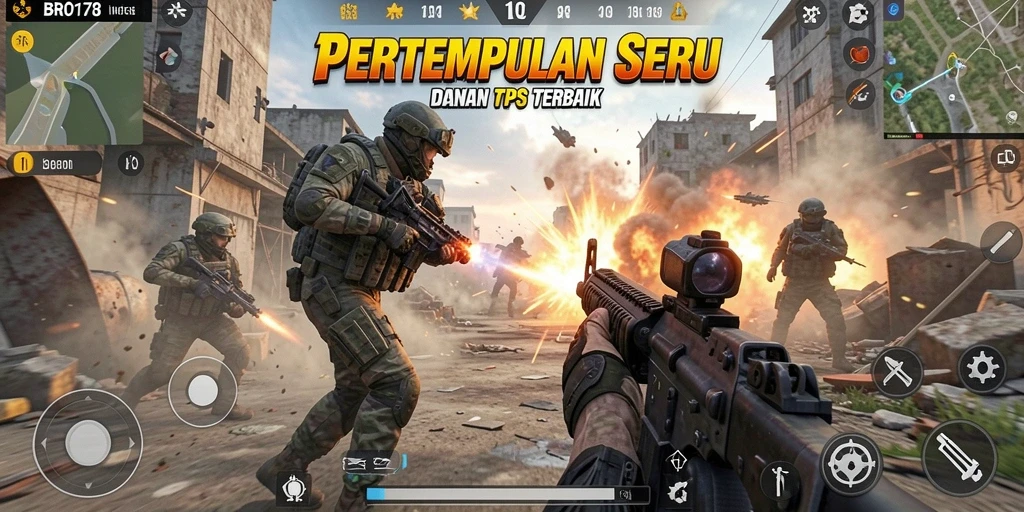 Tampilan mendebarkan dari pertempuran seru di BRO178.