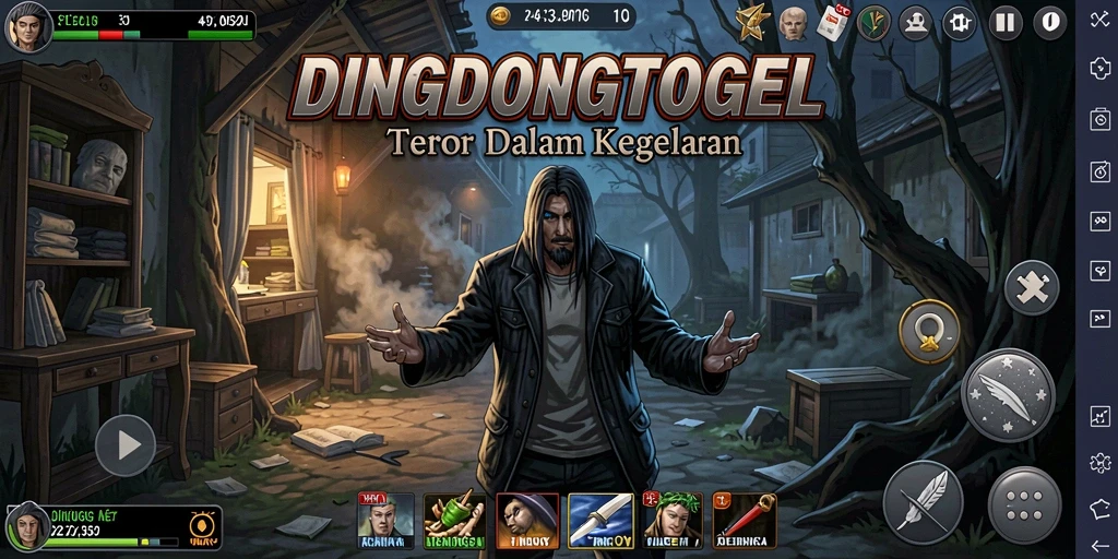 Tampilan gameplay DINGDONGTOGEL yang mencekam dan penuh teror.