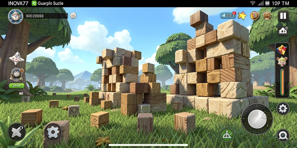 Tampilan gameplay seru dan menantang dari INOVA77.
