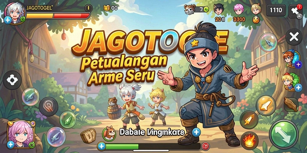 Screenshot utama JAGOTOGEL menampilkan aksi seru dalam dunia anime.