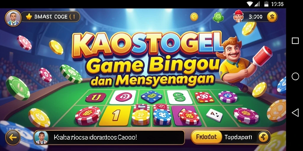 Tampilan gameplay KAOSTOGEL yang menarik dan seru.