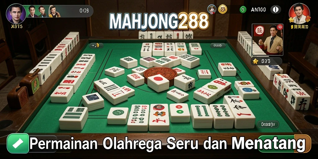 Gameplay seru dalam MAHJONG288 dengan interaksi pemain.