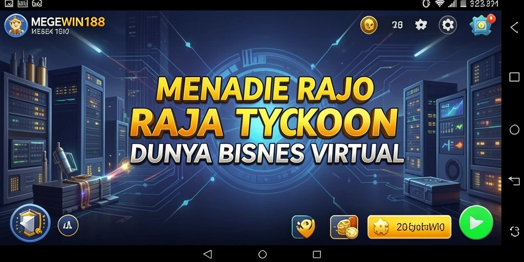 Screenshot utama MEGEWIN188 yang menunjukkan gameplay Tycoon yang menantang.