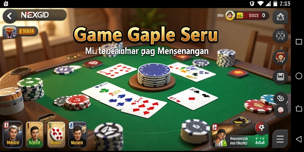 Tampilan gameplay NEXGID yang menarik dan interaktif.
