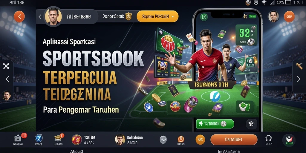Tampilan gameplay Sportsbook RI188 dengan berbagai pilihan taruhan.