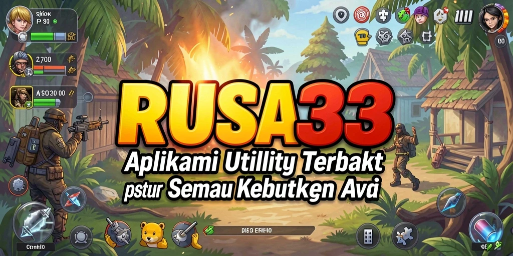 Tampilan aplikasi RUSA33 dengan fitur-fitur Utility yang intuitif.