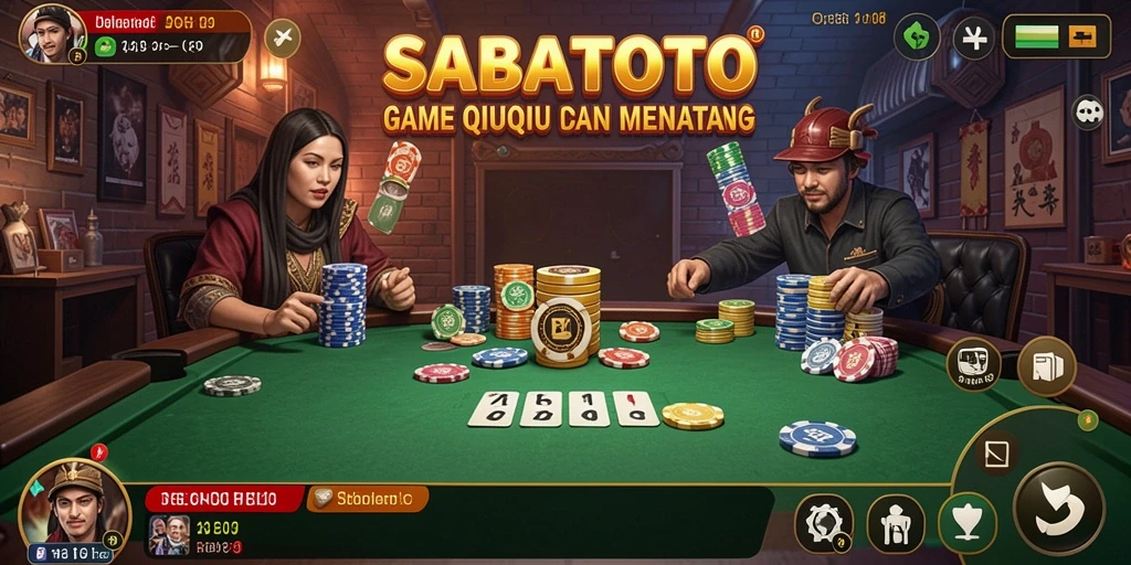 Gameplay seru QiuQiu di SABATOTO dengan interaksi sosial.