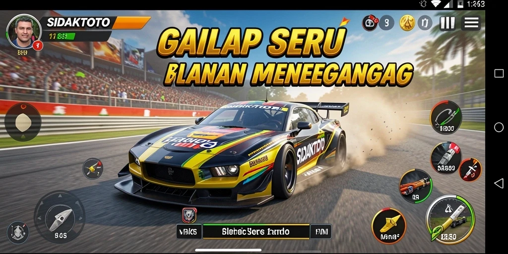 Pengalaman balap menegangkan di SIDAKTOTO dengan grafis yang menawan.