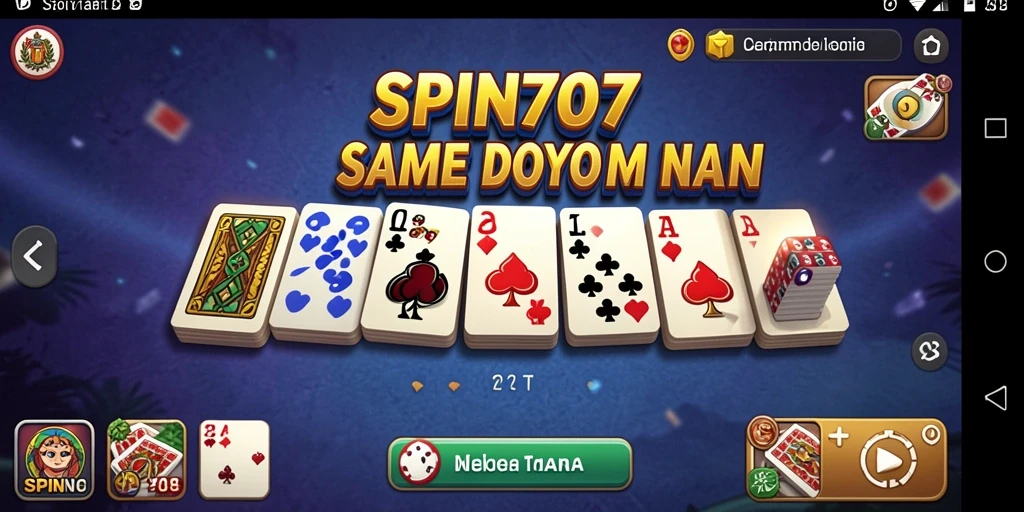 Tampilan gameplay seru dalam SPIN707 yang mendebarkan.